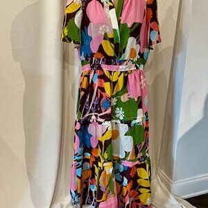 Floral Maxi Dress, 1X